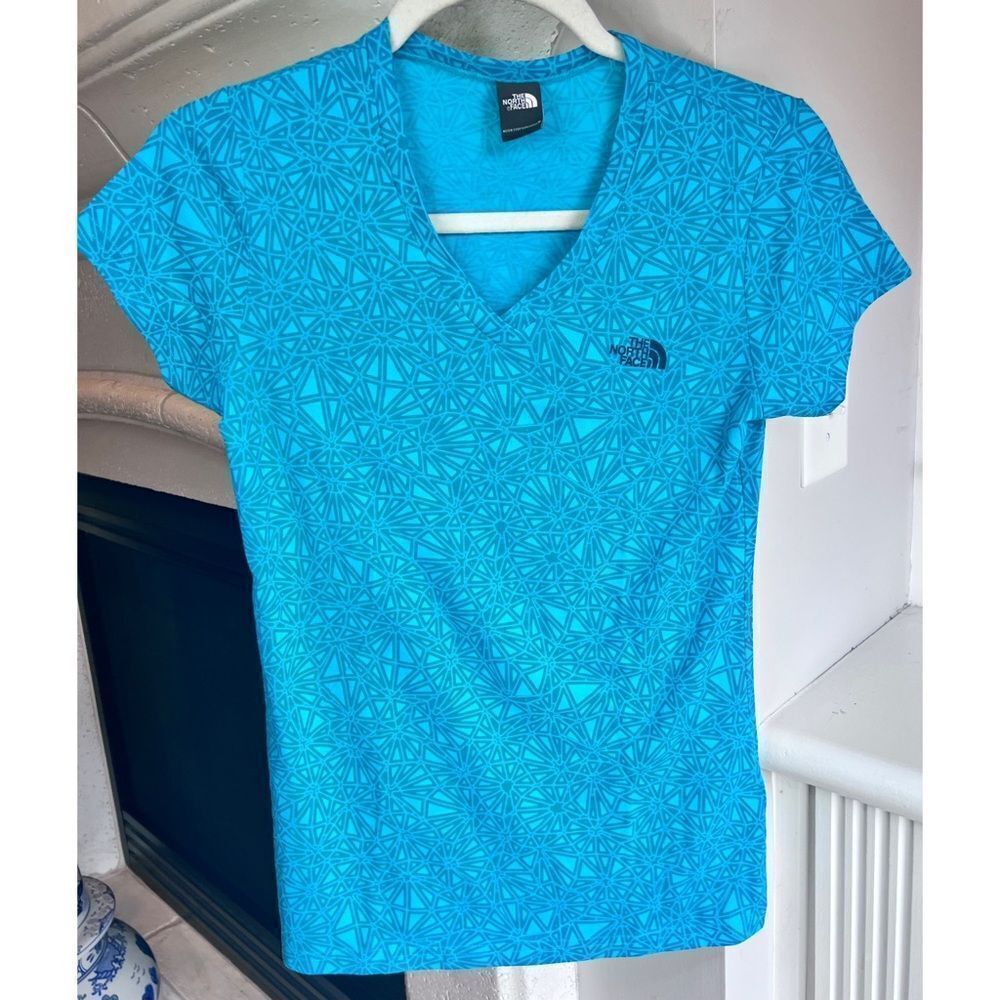 The North Face Women's Reactor Short Sleeve Cap Sleeve Teal Shirt Size XS